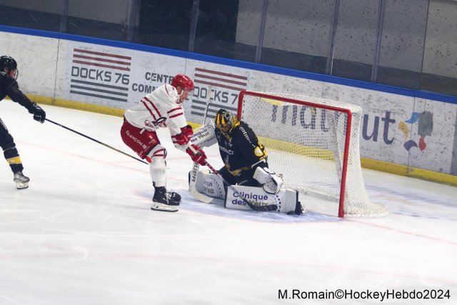 Photo hockey match Rouen - Briançon  le 08/11/2024