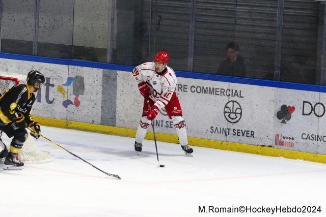 Photo hockey match Rouen - Briançon  le 08/11/2024