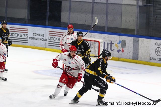 Photo hockey match Rouen - Briançon  le 08/11/2024