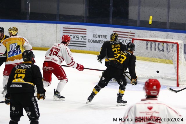 Photo hockey match Rouen - Briançon  le 08/11/2024