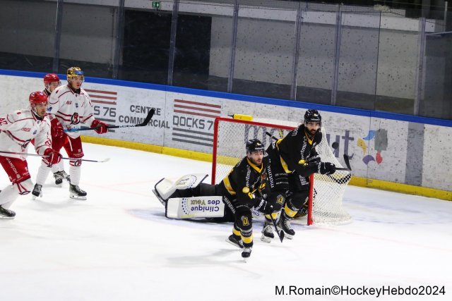 Photo hockey match Rouen - Briançon  le 08/11/2024