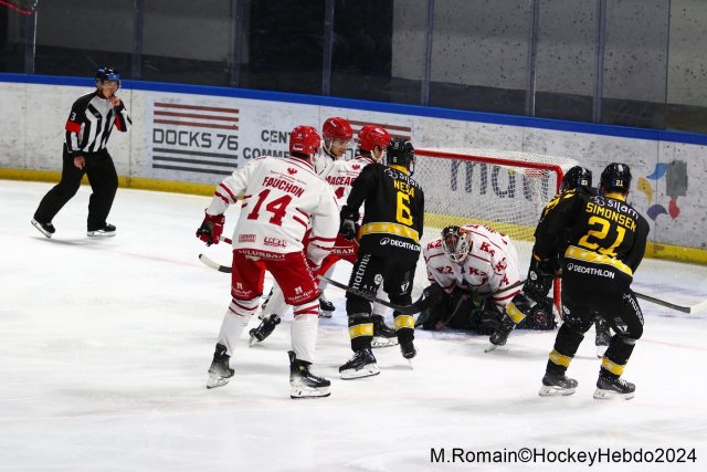 Photo hockey match Rouen - Briançon  le 08/11/2024