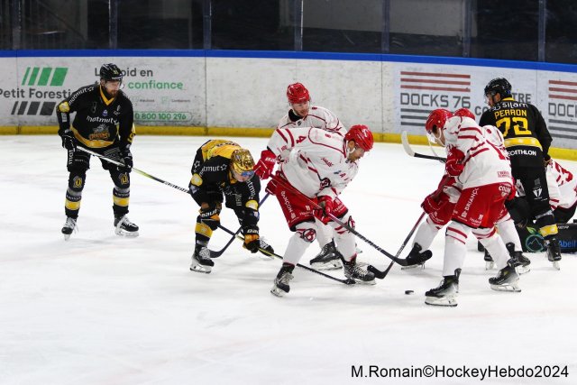 Photo hockey match Rouen - Briançon  le 08/11/2024