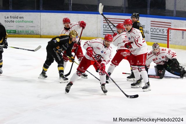 Photo hockey match Rouen - Briançon  le 08/11/2024