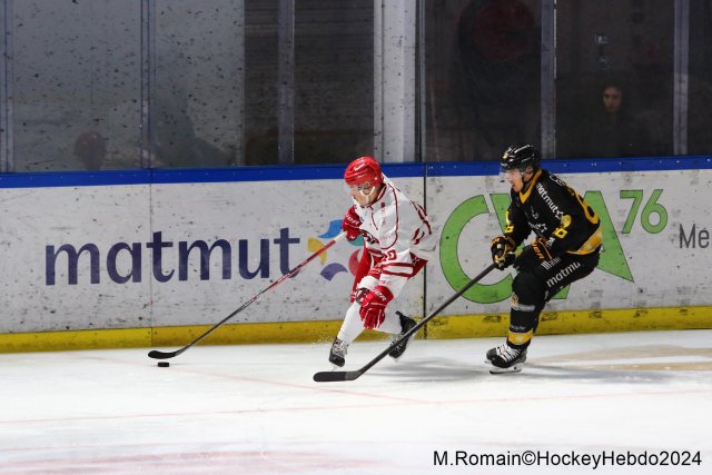 Photo hockey match Rouen - Briançon  le 08/11/2024