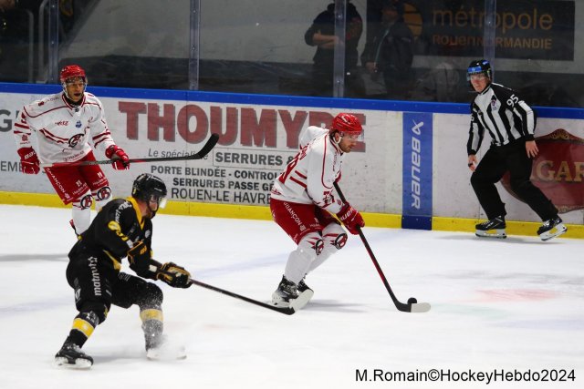 Photo hockey match Rouen - Briançon  le 08/11/2024