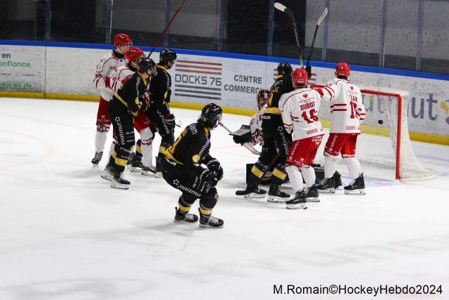 Photo hockey match Rouen - Briançon  le 08/11/2024