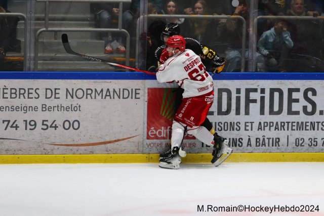 Photo hockey match Rouen - Briançon  le 08/11/2024