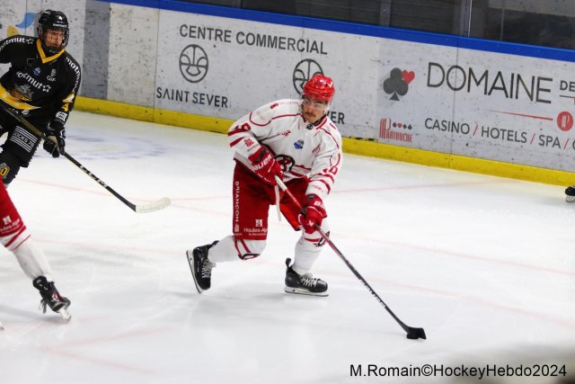 Photo hockey match Rouen - Briançon  le 08/11/2024