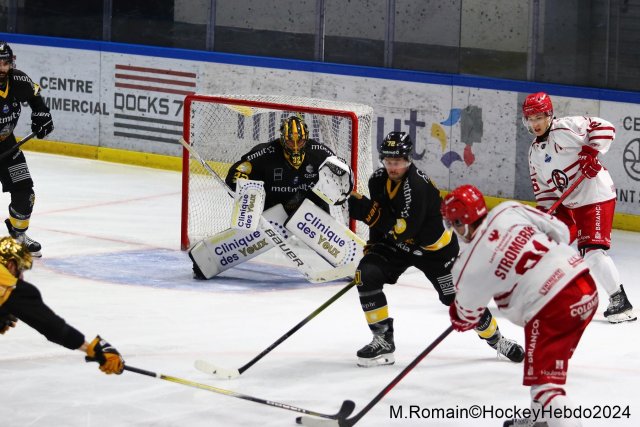 Photo hockey match Rouen - Briançon  le 08/11/2024