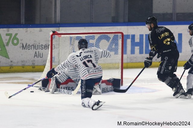 Photo hockey match Rouen - Angers  le 10/11/2024