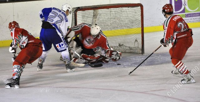 Photo hockey match Courbevoie  - Reims le 27/10/2009