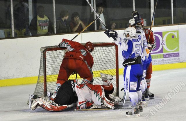 Photo hockey match Courbevoie  - Reims le 27/10/2009