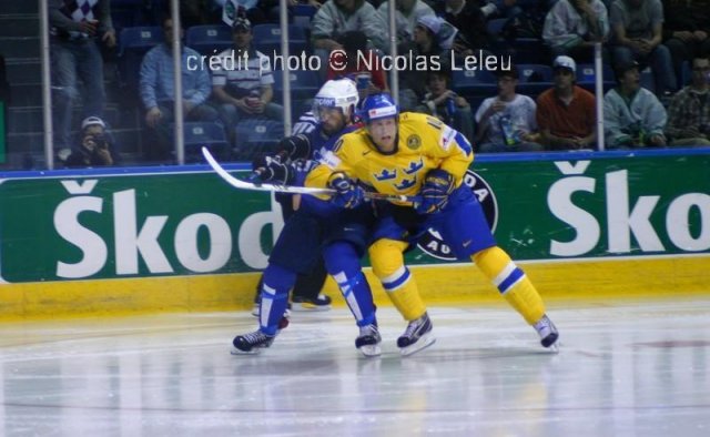 Photo hockey album Mondiaux : 4ème journée - France / Suède N. Leleu