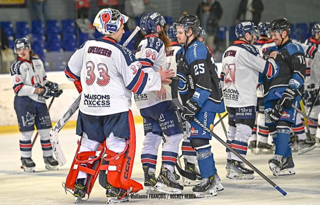 Photo hockey match Nantes - Caen  le 13/11/2024