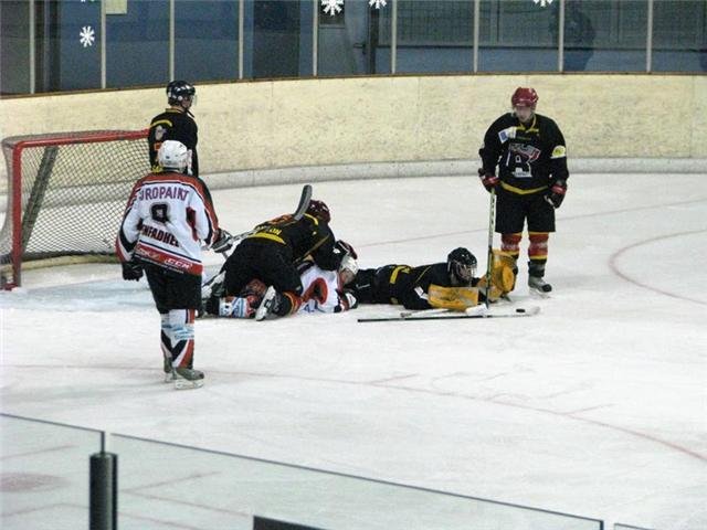 Photo hockey match Besançon - Colmar le 31/10/2009