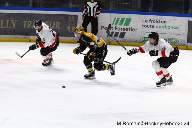 Photo hockey match Rouen - Chamonix  le 19/11/2024