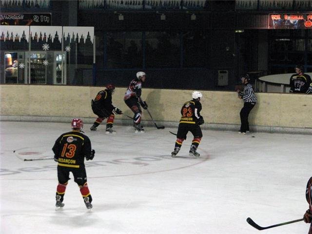 Photo hockey match Besançon - Colmar le 31/10/2009