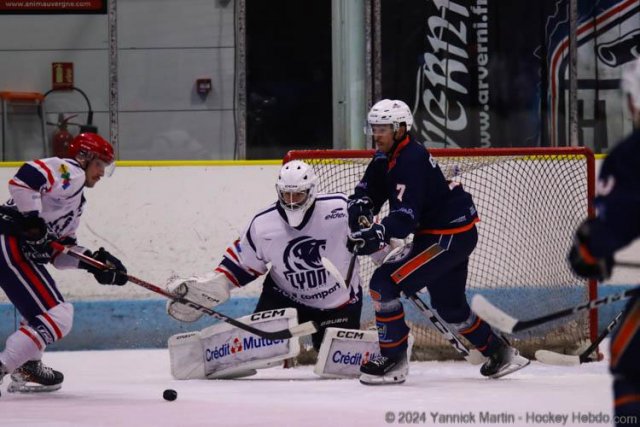 Photo hockey match Clermont-Ferrand - Lyon le 23/11/2024