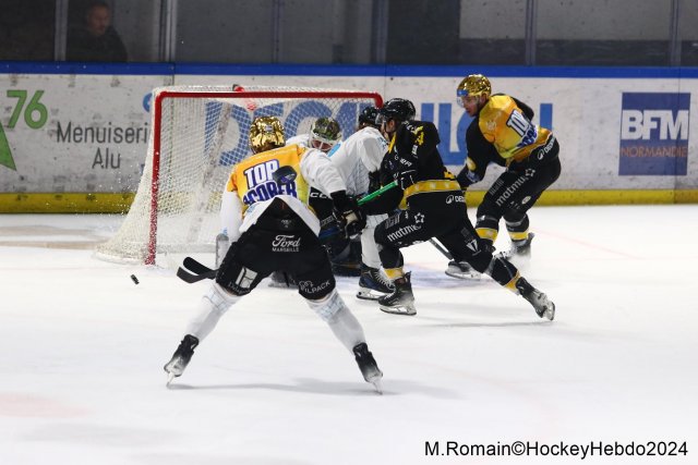 Photo hockey match Rouen - Marseille le 24/11/2024