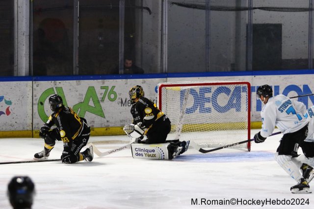 Photo hockey match Rouen - Marseille le 24/11/2024