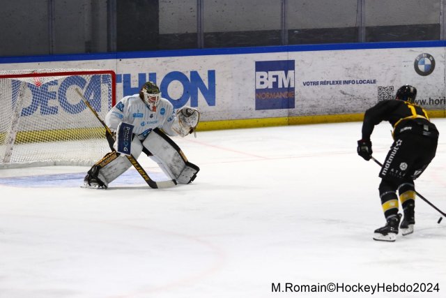 Photo hockey match Rouen - Marseille le 24/11/2024