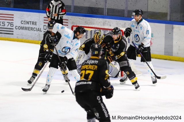 Photo hockey match Rouen - Marseille le 24/11/2024