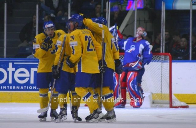 Photo hockey album Mondiaux : 4ème journée - France / Suède N. Leleu