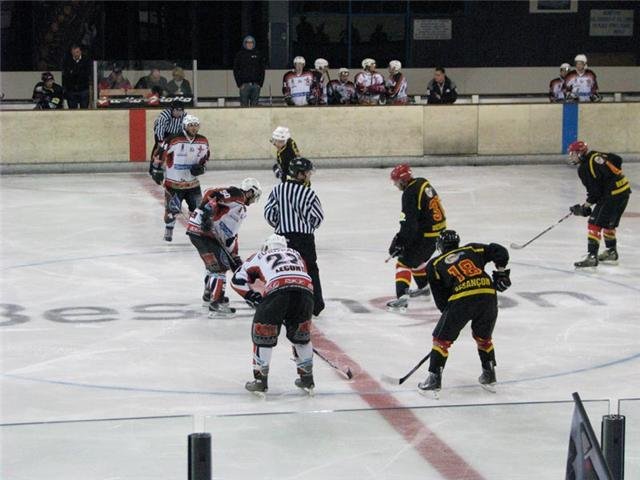 Photo hockey match Besançon - Colmar le 31/10/2009
