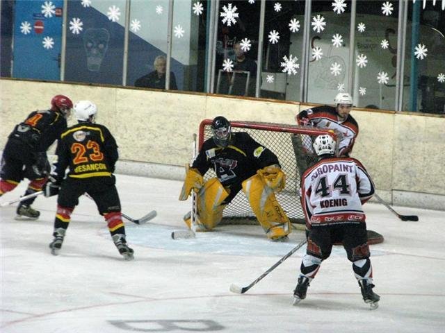 Photo hockey match Besançon - Colmar le 31/10/2009