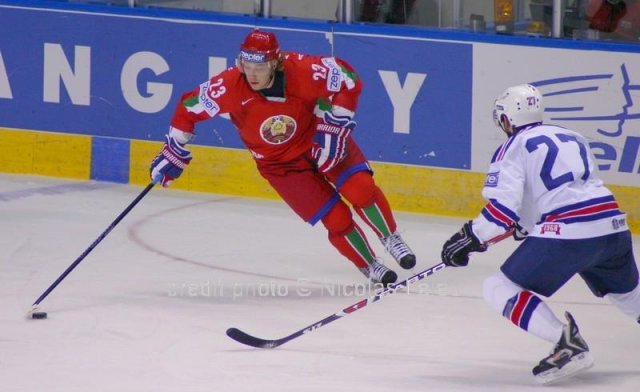 Photo hockey album Mondiaux : 6ème journée - France / Biélorussie - N. Leleu