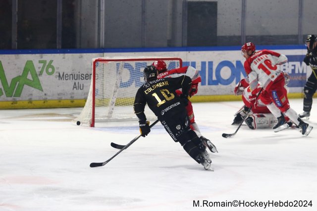 Photo hockey match Rouen - Grenoble  le 03/12/2024