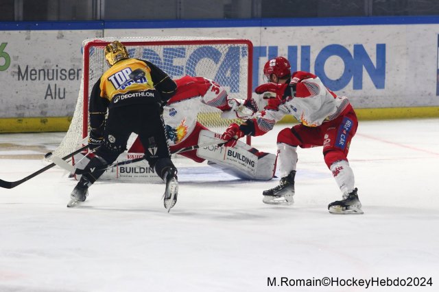 Photo hockey match Rouen - Grenoble  le 03/12/2024