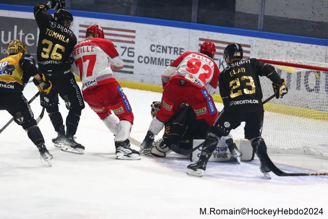 Photo hockey match Rouen - Grenoble  le 03/12/2024