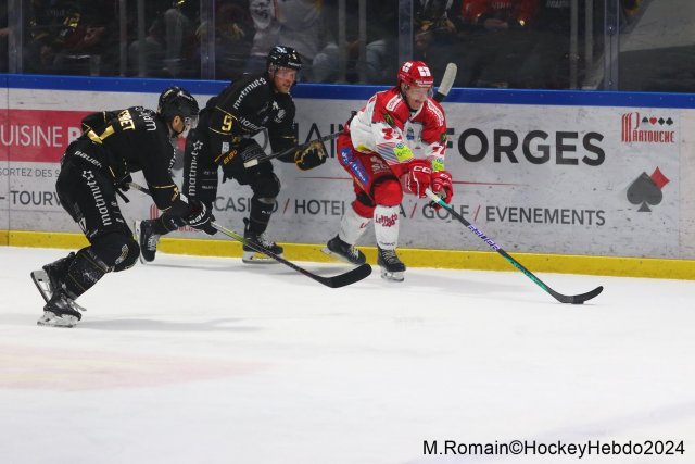 Photo hockey match Rouen - Grenoble  le 03/12/2024