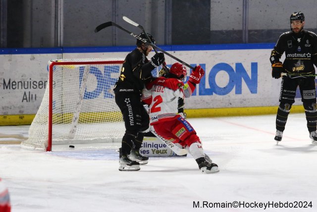 Photo hockey match Rouen - Grenoble  le 03/12/2024