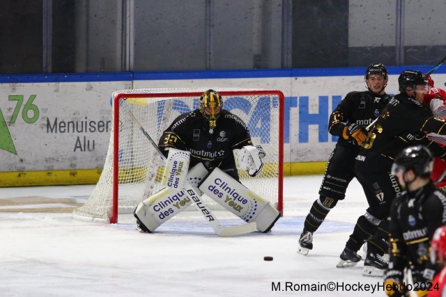 Photo hockey match Rouen - Grenoble  le 03/12/2024