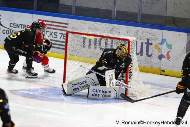 Photo hockey match Rouen - Grenoble  le 03/12/2024