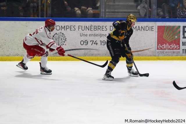 Photo hockey match Rouen - Briançon  le 06/12/2024
