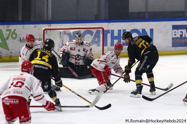 Photo hockey match Rouen - Briançon  le 06/12/2024