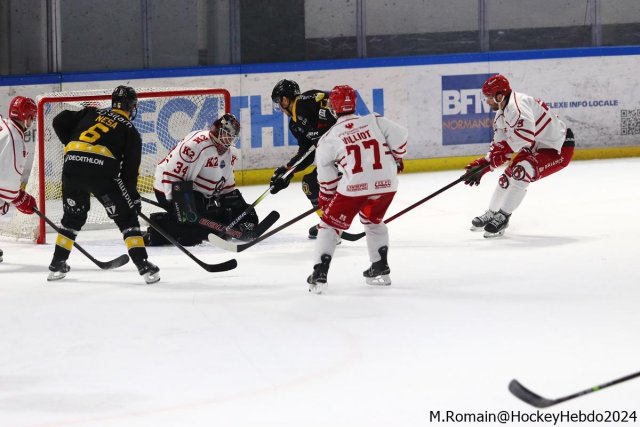 Photo hockey match Rouen - Briançon  le 06/12/2024
