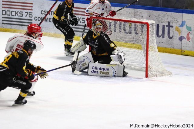Photo hockey match Rouen - Briançon  le 06/12/2024