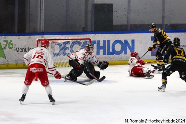 Photo hockey match Rouen - Briançon  le 06/12/2024
