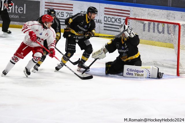 Photo hockey match Rouen - Briançon  le 06/12/2024