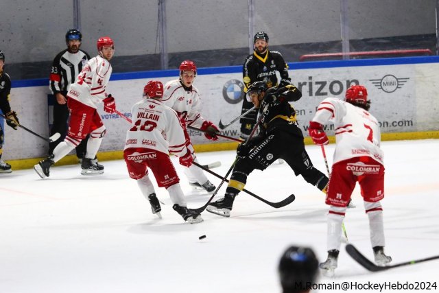 Photo hockey match Rouen - Briançon  le 06/12/2024