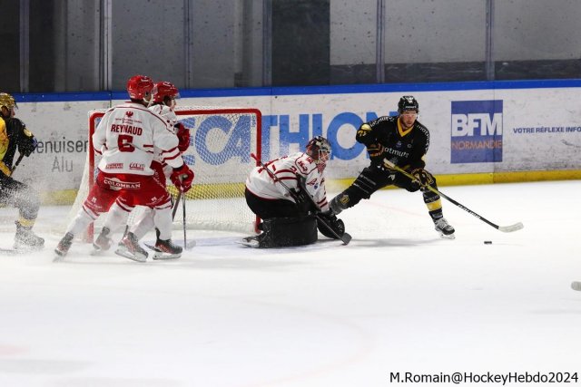 Photo hockey match Rouen - Briançon  le 06/12/2024