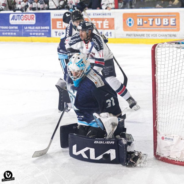 Photo hockey match Tours  - Caen  le 04/12/2024