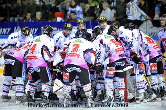 Photo hockey match Grenoble  - Amiens  le 31/10/2009