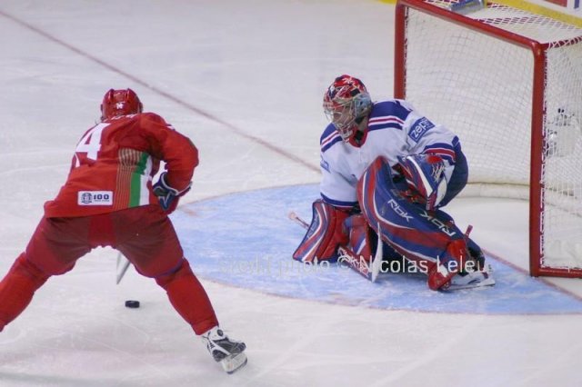 Photo hockey album Mondiaux : 6ème journée - France / Biélorussie - N. Leleu