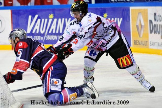 Photo hockey match Grenoble  - Amiens  le 31/10/2009